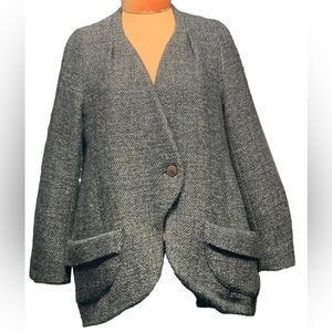 Lilith, Wool blend, Tweed Oversized look Blazer